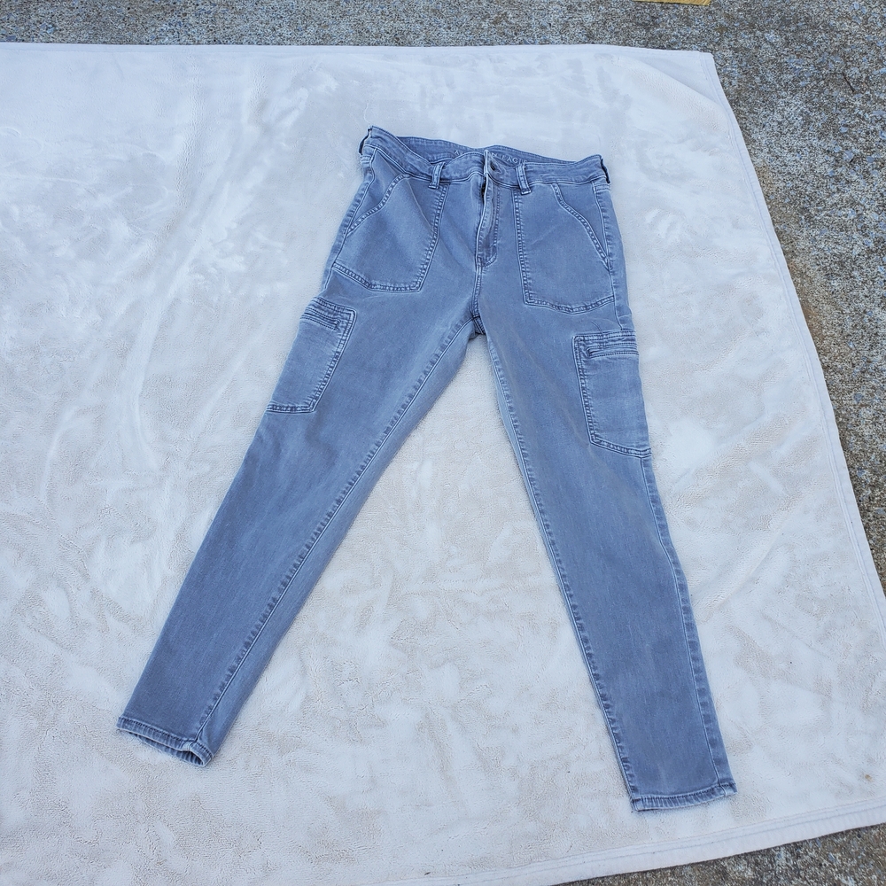 American Eagle Outfitters Women's Gray Skinny Jeans